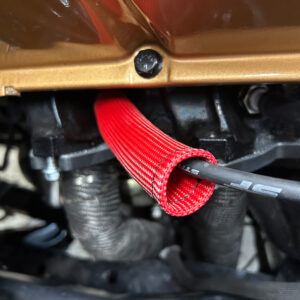 SPARK PLUG BOOT HEAT SHIELD - BLUE