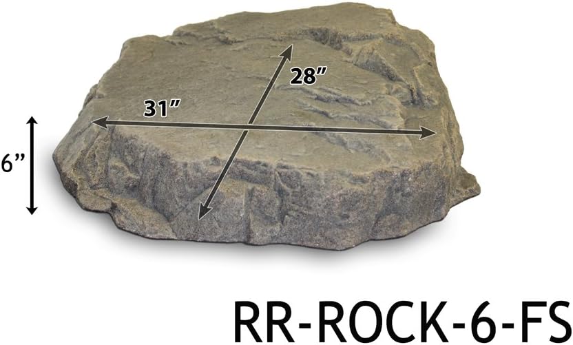 6" H Show Rock - Fieldstone Gray