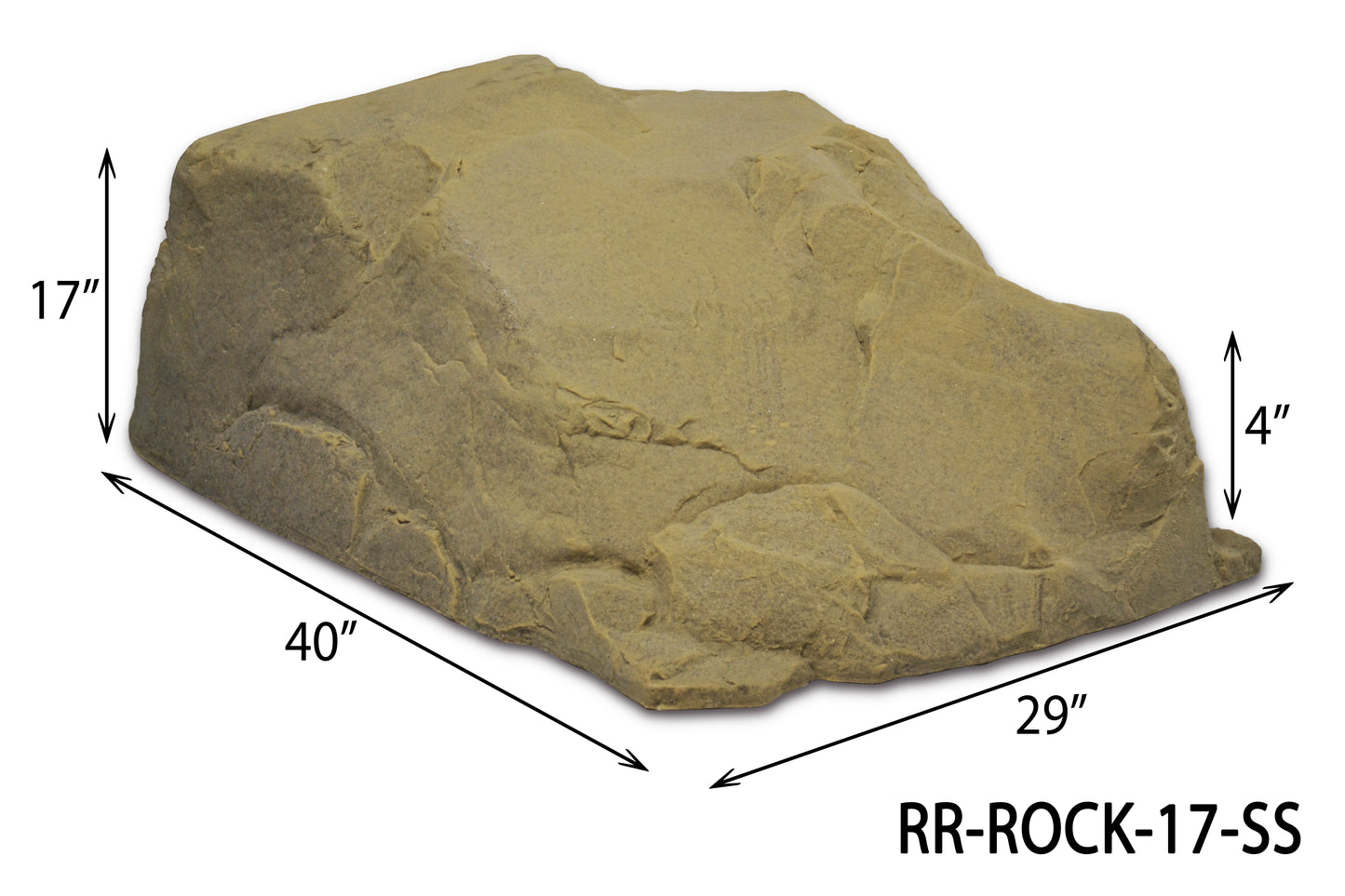 17" H SHOW ROCK - SANDSTONE