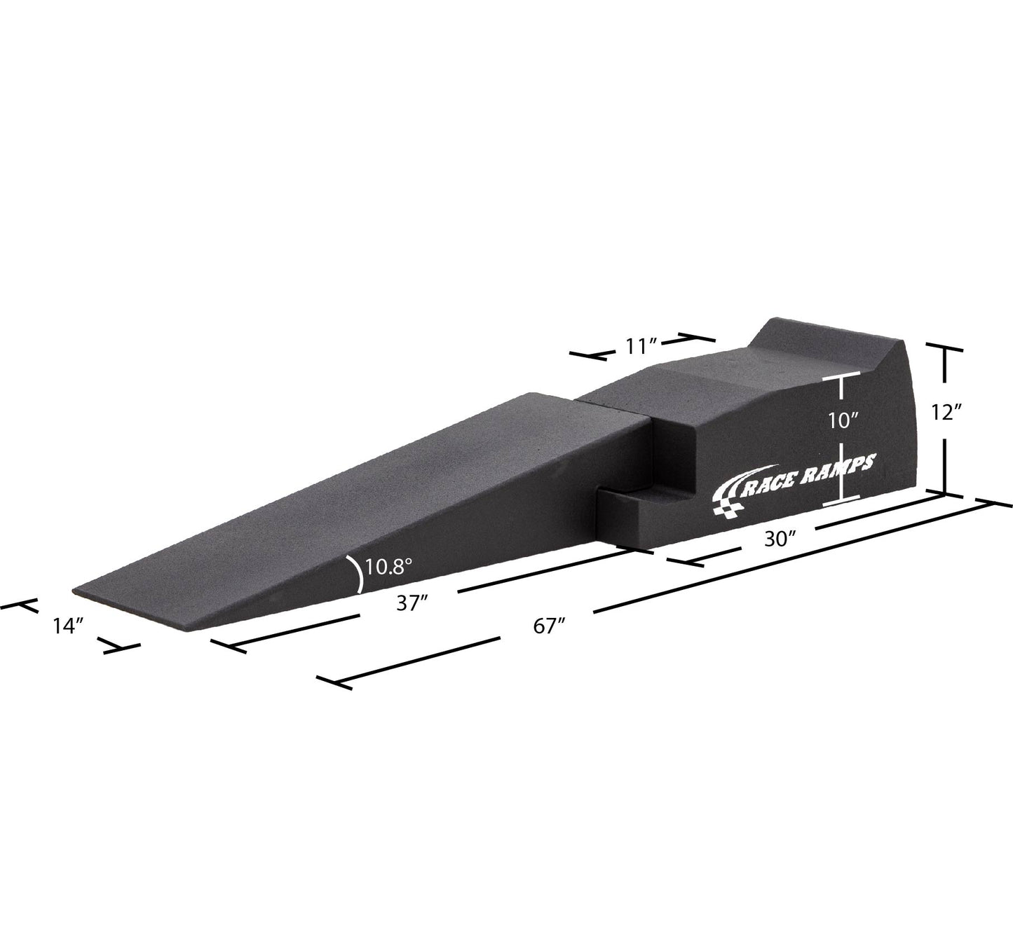 "67"XT TWO PIECE RACE RAMPS with Xtenders - 10.8 DEGREE APPROACH ANGLE"