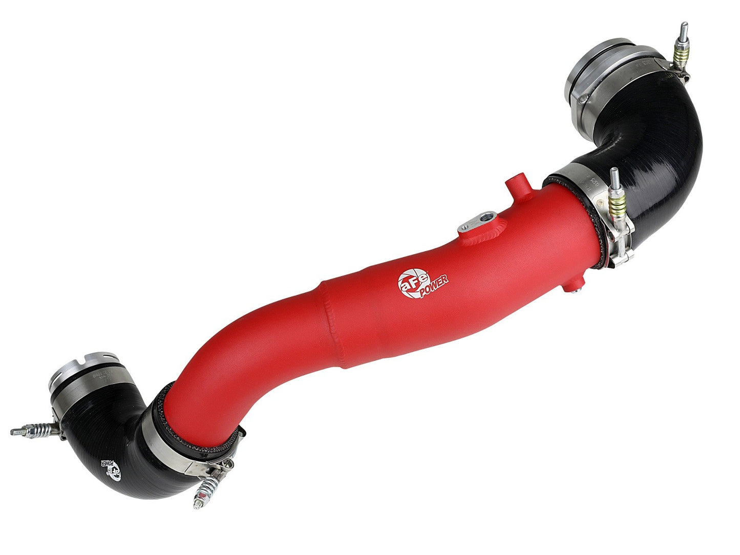 BladeRunner 2-1/2 IN Aluminum Hot Charge Pipe Red