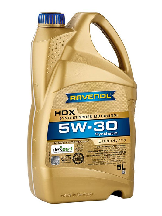 Ravenol Synthetic Engine Oil HDX SAE 5W30 4L