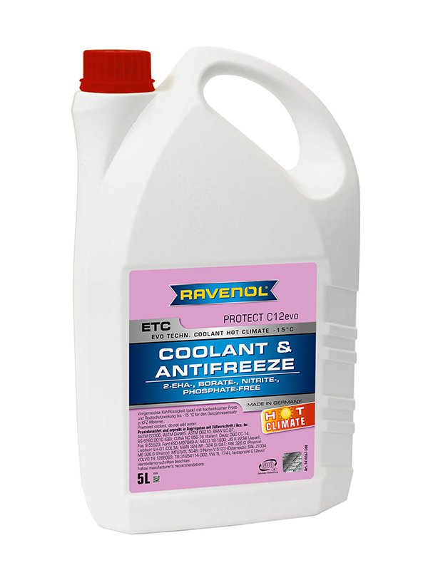 Ravenol ETC Hot Climate-15°C Protect C12+ 5L
