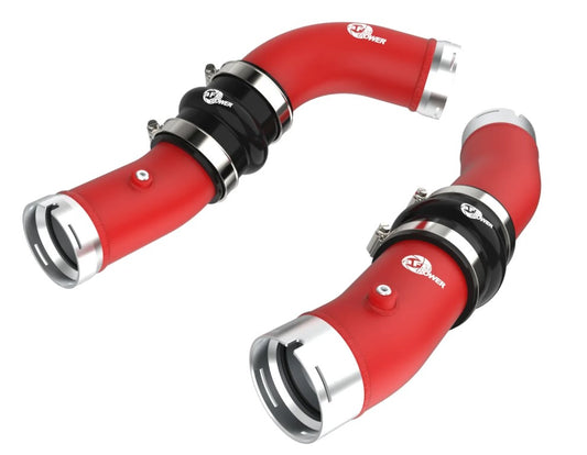 BladeRunner 2-1/2 IN & 3 IN Aluminum Hot and Cold Charge Pipe Kit Red